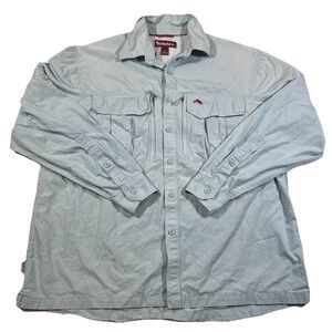 Simms Cor3 Long Sleeve Vented Fishing Shirt Outdoors Hiking Men's XL